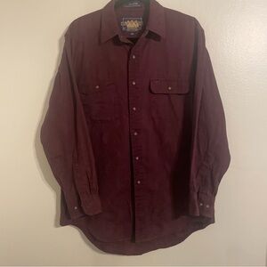 VTG Ralph Lauren Embossed Paisley shirt